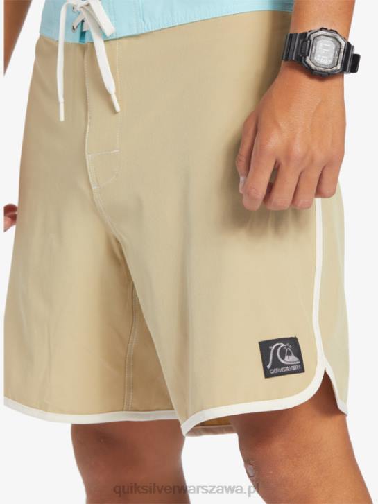 mężczyźni Quiksilver oryginalne szorty Scallop 18 4DBV91 oliwkowy szary