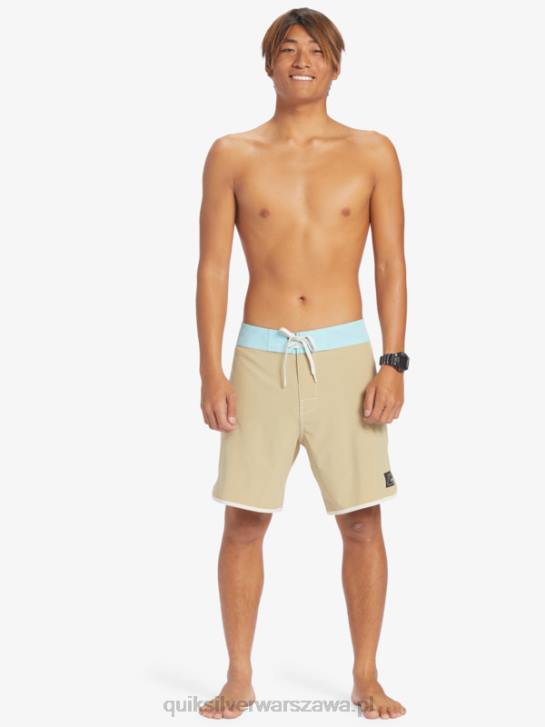 mężczyźni Quiksilver oryginalne szorty Scallop 18 4DBV91 oliwkowy szary