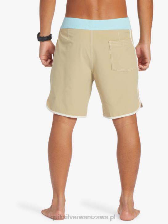 mężczyźni Quiksilver oryginalne szorty Scallop 18 4DBV91 oliwkowy szary