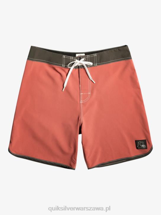 mężczyźni Quiksilver oryginalne szorty Scallop 18 4DBV93 Marsala