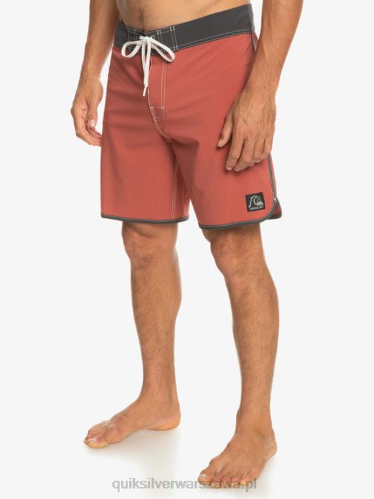 mężczyźni Quiksilver oryginalne szorty Scallop 18 4DBV93 Marsala