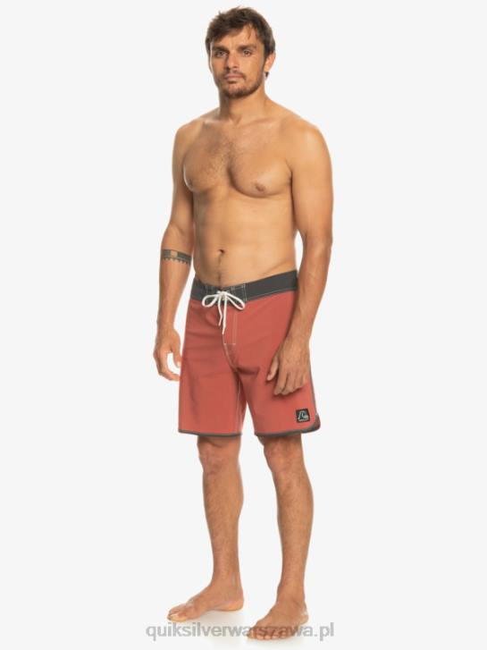 mężczyźni Quiksilver oryginalne szorty Scallop 18 4DBV93 Marsala