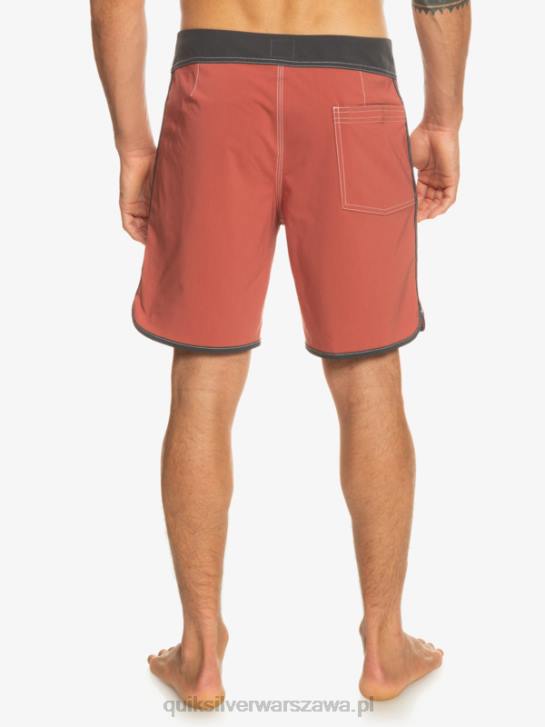 mężczyźni Quiksilver oryginalne szorty Scallop 18 4DBV93 Marsala