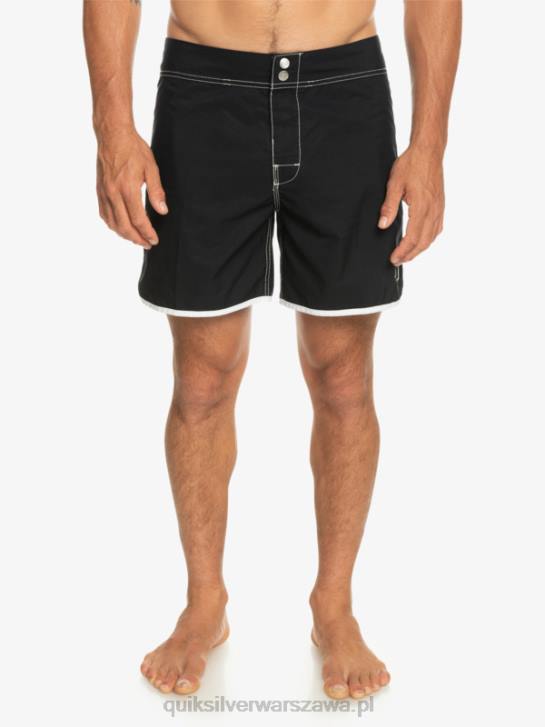 mężczyźni Quiksilver oryginalne szorty typu scallop snap 16 4DBV168 czarny