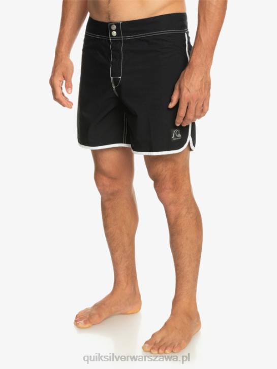 mężczyźni Quiksilver oryginalne szorty typu scallop snap 16 4DBV168 czarny