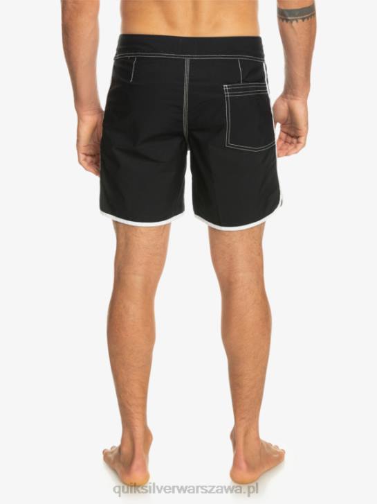 mężczyźni Quiksilver oryginalne szorty typu scallop snap 16 4DBV168 czarny