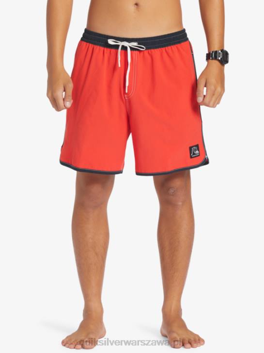 mężczyźni Quiksilver oryginalny przegrzebek 17 salw 4DBV198 czerwone ryzyko