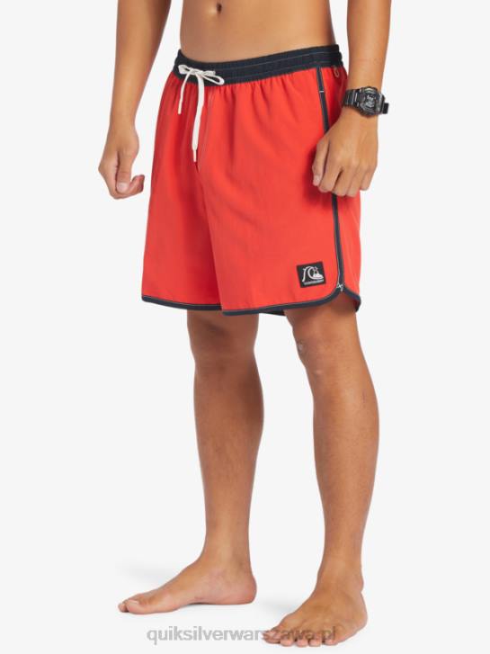 mężczyźni Quiksilver oryginalny przegrzebek 17 salw 4DBV198 czerwone ryzyko