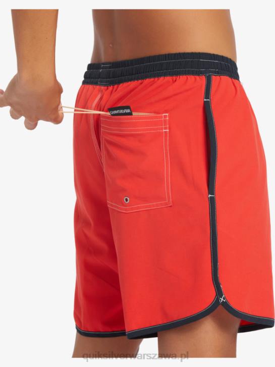 mężczyźni Quiksilver oryginalny przegrzebek 17 salw 4DBV198 czerwone ryzyko