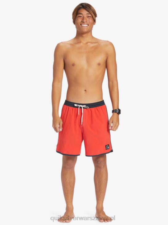 mężczyźni Quiksilver oryginalny przegrzebek 17 salw 4DBV198 czerwone ryzyko