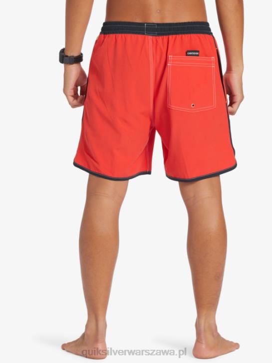 mężczyźni Quiksilver oryginalny przegrzebek 17 salw 4DBV198 czerwone ryzyko