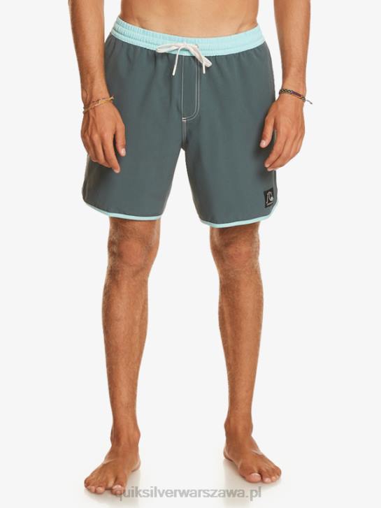 mężczyźni Quiksilver oryginalny przegrzebek 17 salw 4DBV201 ciemny łupek