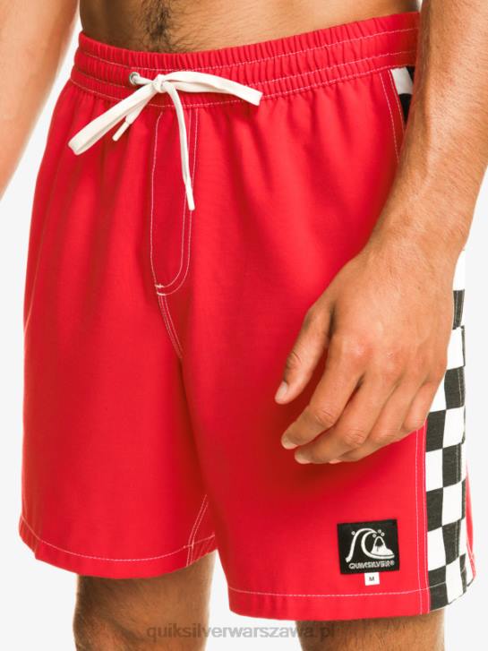 mężczyźni Quiksilver oryginalny łuk 17 salw 4DBV530 czerwone ryzyko
