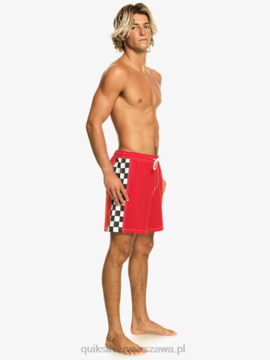 mężczyźni Quiksilver oryginalny łuk 17 salw 4DBV530 czerwone ryzyko