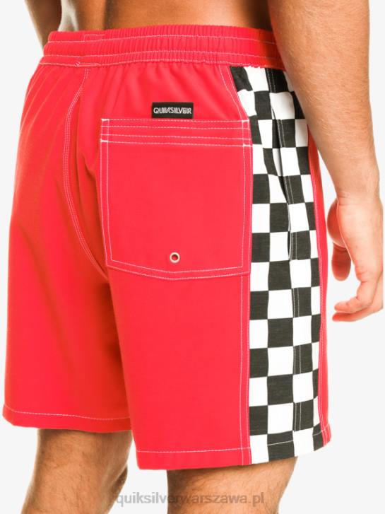 mężczyźni Quiksilver oryginalny łuk 17 salw 4DBV530 czerwone ryzyko