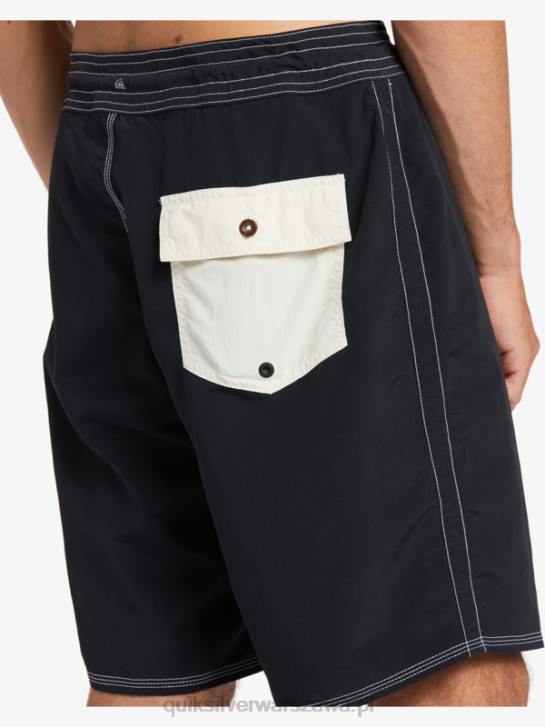 mężczyźni Quiksilver spodenki na deskę Waterman Throwback 19 4DBV1855 czarny