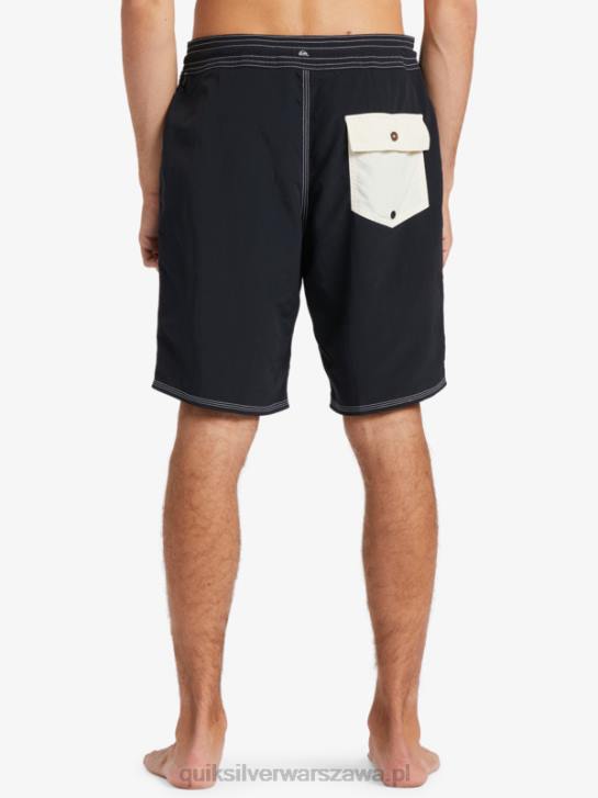 mężczyźni Quiksilver spodenki na deskę Waterman Throwback 19 4DBV1855 czarny