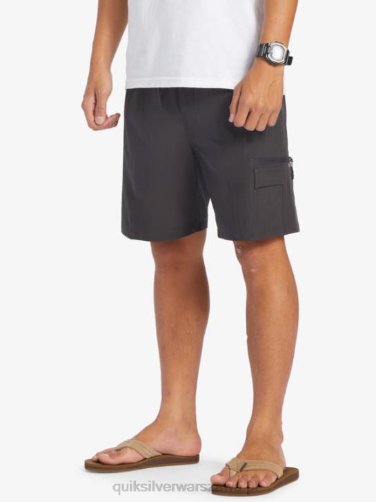 mężczyźni Quiksilver spodenki planszowe Taxer Cargo 18 Amphibian 4DBV251 asfalt