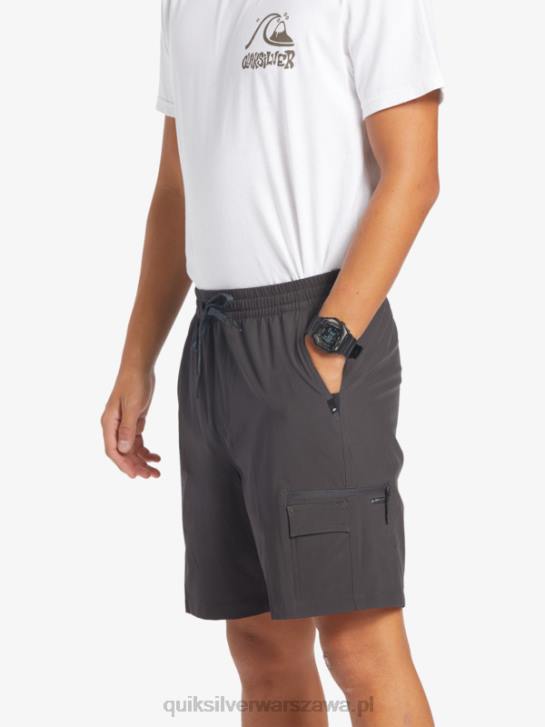 mężczyźni Quiksilver spodenki planszowe Taxer Cargo 18 Amphibian 4DBV251 asfalt