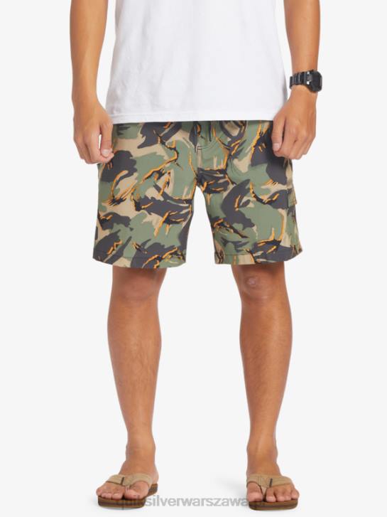 mężczyźni Quiksilver spodenki planszowe Taxer Cargo 18 Amphibian 4DBV252 kamuflaż - plaga