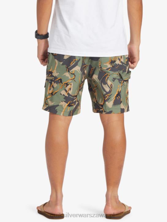 mężczyźni Quiksilver spodenki planszowe Taxer Cargo 18 Amphibian 4DBV252 kamuflaż - plaga