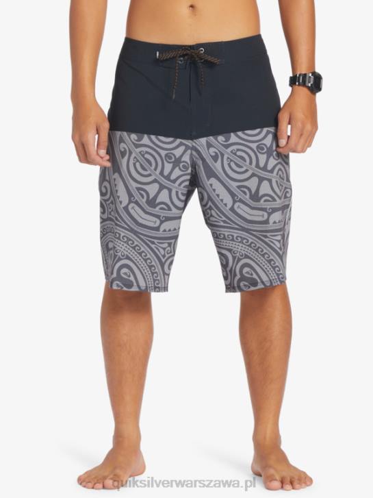 mężczyźni Quiksilver spodenki surfsilk inked 21 4DBV560 czarny