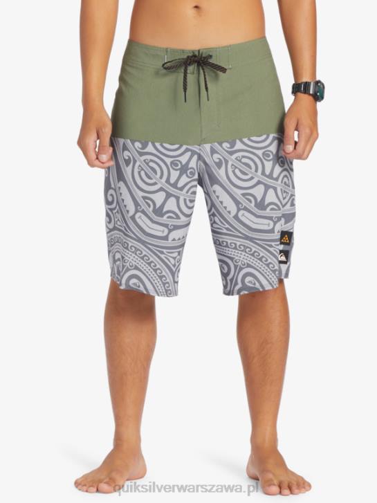 mężczyźni Quiksilver spodenki surfsilk inked 21 4DBV561 tymianek