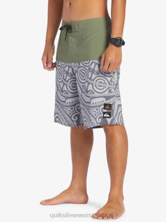 mężczyźni Quiksilver spodenki surfsilk inked 21 4DBV561 tymianek