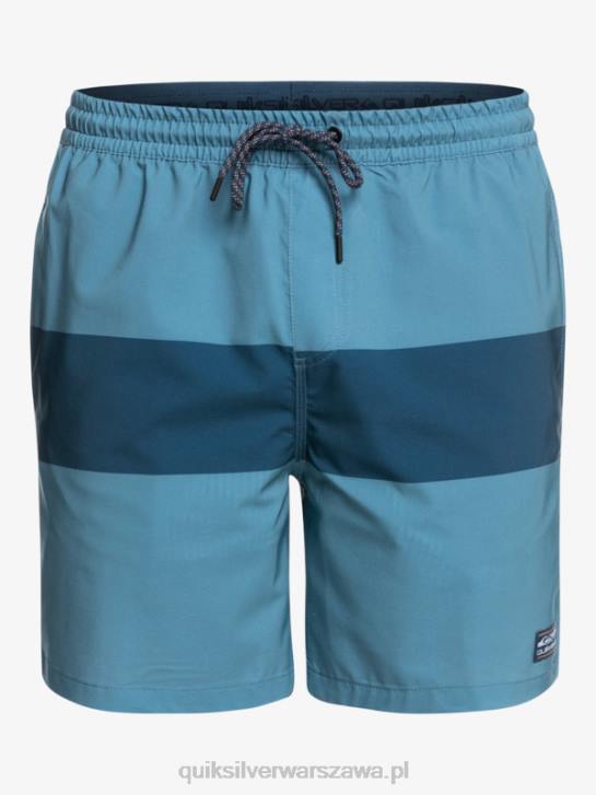 mężczyźni Quiksilver spodenki treningowe omni 17 ze stretchem 4DBV1690 prowincjonalny niebieski