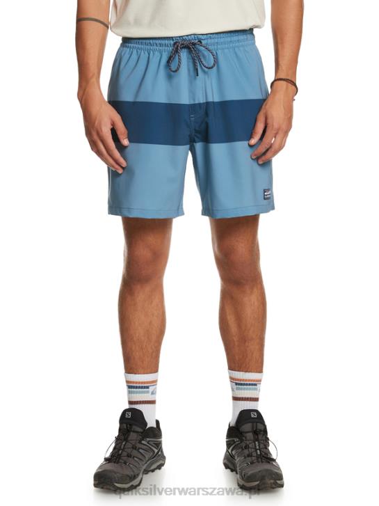 mężczyźni Quiksilver spodenki treningowe omni 17 ze stretchem 4DBV1690 prowincjonalny niebieski
