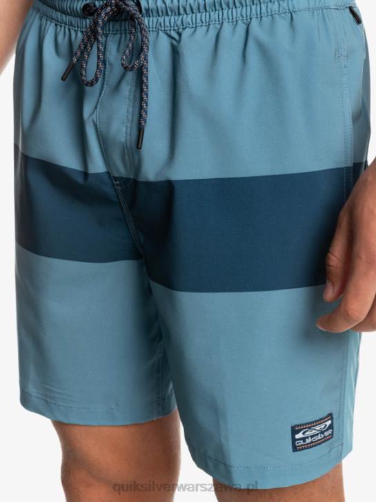 mężczyźni Quiksilver spodenki treningowe omni 17 ze stretchem 4DBV1690 prowincjonalny niebieski