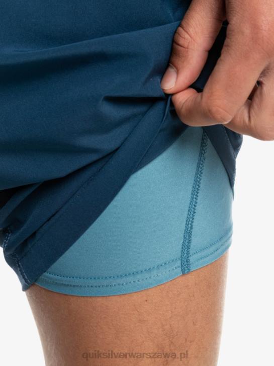 mężczyźni Quiksilver spodenki treningowe omni 17 ze stretchem 4DBV1690 prowincjonalny niebieski