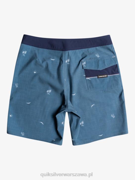 mężczyźni Quiksilver surfsilk rozmieścił 19 szortów 4DBV1811 insygnia niebieskie