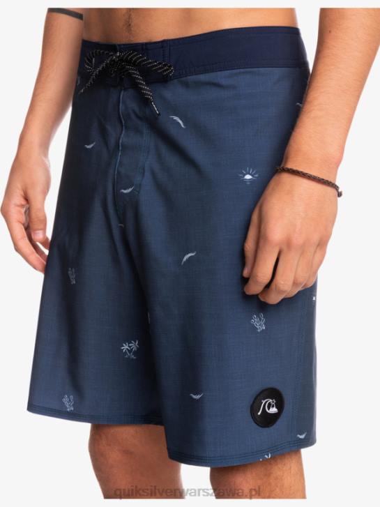 mężczyźni Quiksilver surfsilk rozmieścił 19 szortów 4DBV1811 insygnia niebieskie