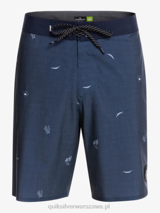 mężczyźni Quiksilver surfsilk rozmieścił 19 szortów 4DBV1811 insygnia niebieskie