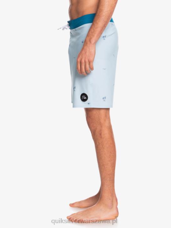mężczyźni Quiksilver surfsilk rozmieścił 19 szortów 4DBV1812 niebiesko szary