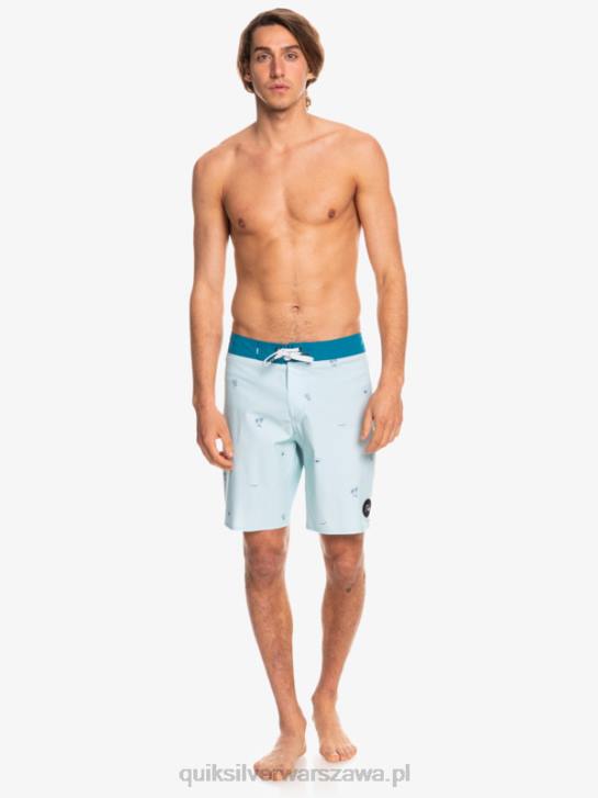 mężczyźni Quiksilver surfsilk rozmieścił 19 szortów 4DBV1812 niebiesko szary