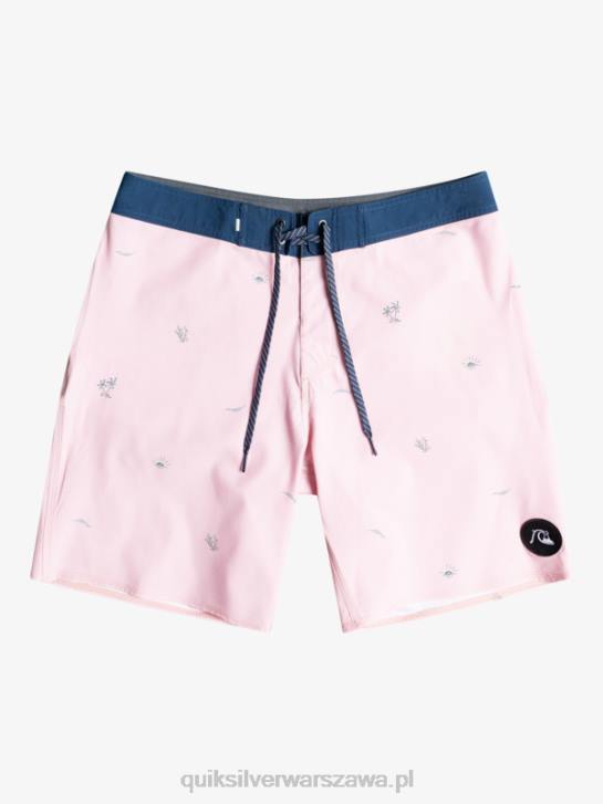 mężczyźni Quiksilver surfsilk rozmieścił 19 szortów 4DBV1813 zasłonięta róża