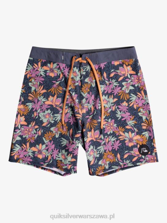 mężczyźni Quiksilver surfsilk wyprane 18 szortów 4DBV1756 Stalowa brama