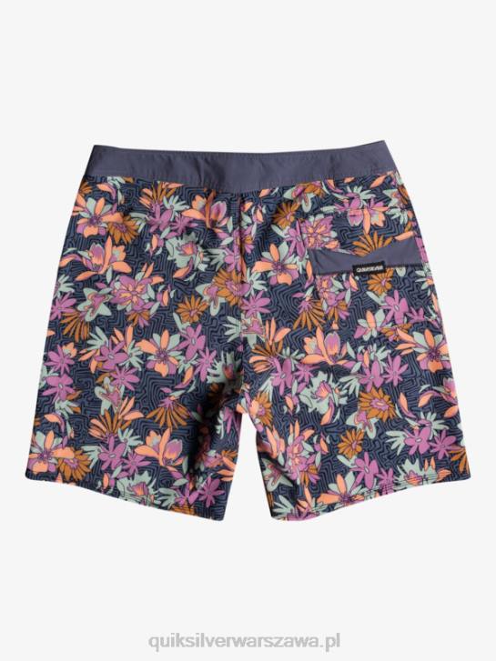 mężczyźni Quiksilver surfsilk wyprane 18 szortów 4DBV1756 Stalowa brama