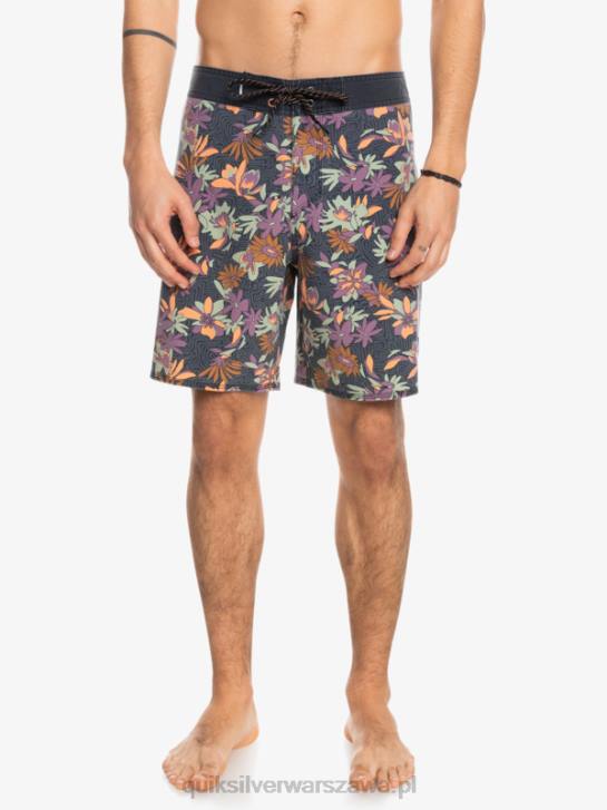 mężczyźni Quiksilver surfsilk wyprane 18 szortów 4DBV1756 Stalowa brama