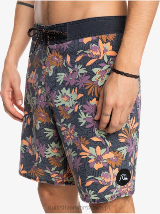 mężczyźni Quiksilver surfsilk wyprane 18 szortów 4DBV1756 Stalowa brama