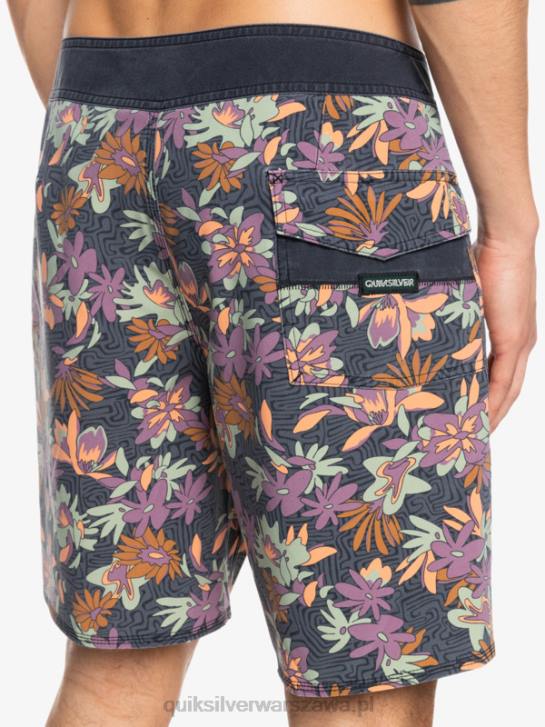 mężczyźni Quiksilver surfsilk wyprane 18 szortów 4DBV1756 Stalowa brama