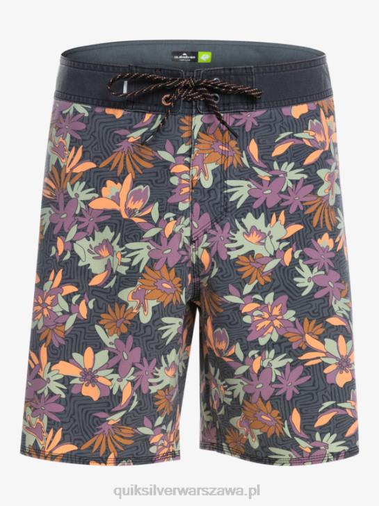 mężczyźni Quiksilver surfsilk wyprane 18 szortów 4DBV1756 Stalowa brama