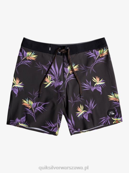 mężczyźni Quiksilver surfsilk wyprane 18 szortów 4DBV1758 asfalt