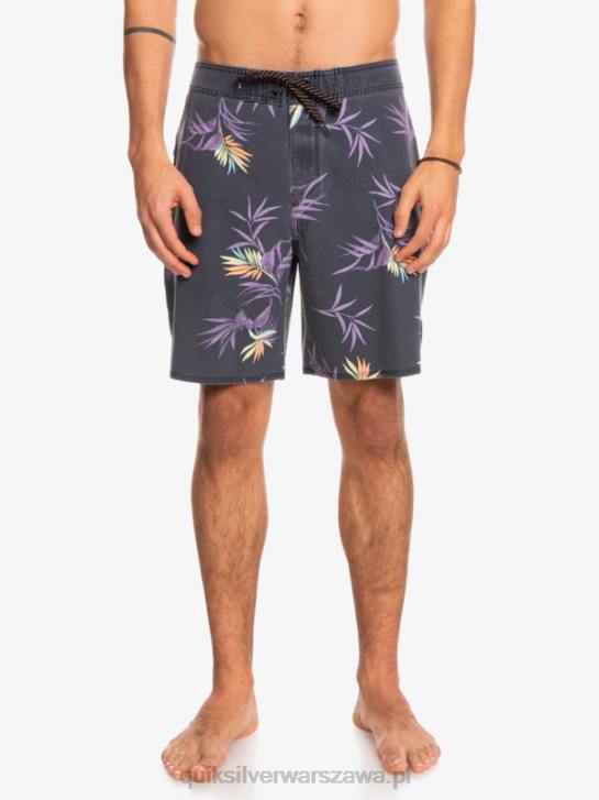 mężczyźni Quiksilver surfsilk wyprane 18 szortów 4DBV1758 asfalt