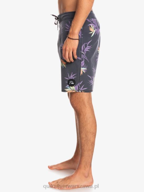 mężczyźni Quiksilver surfsilk wyprane 18 szortów 4DBV1758 asfalt