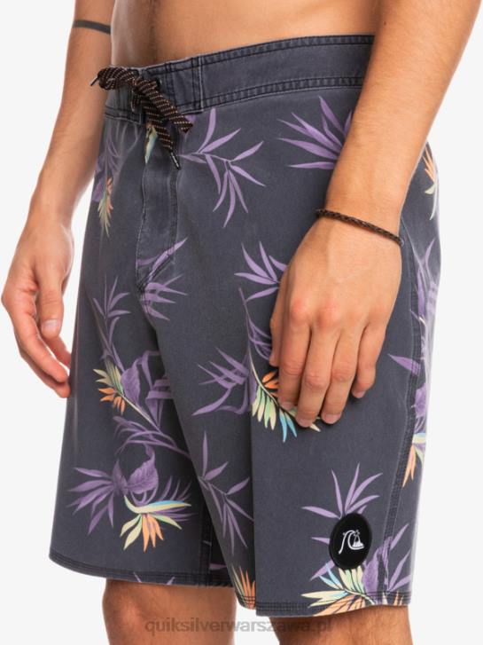 mężczyźni Quiksilver surfsilk wyprane 18 szortów 4DBV1758 asfalt