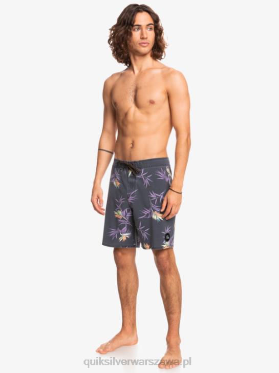 mężczyźni Quiksilver surfsilk wyprane 18 szortów 4DBV1758 asfalt
