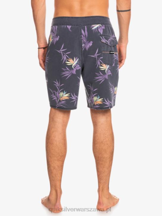 mężczyźni Quiksilver surfsilk wyprane 18 szortów 4DBV1758 asfalt